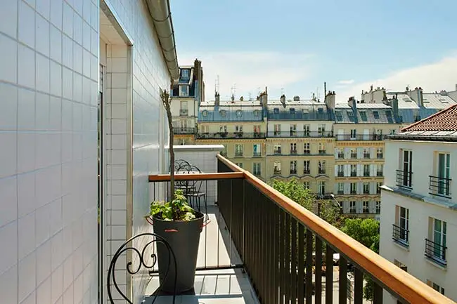 Hotéis baratos em Paris - Hotel Darcet em Paris - Sacada