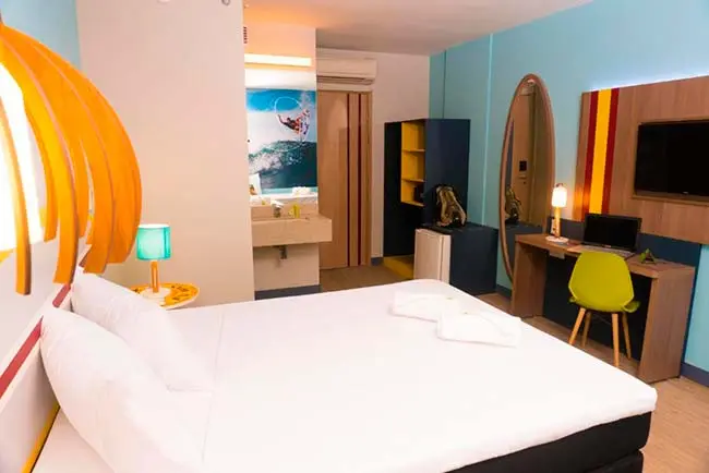 Delphin Surf Hotel - Quarto - Guarujá